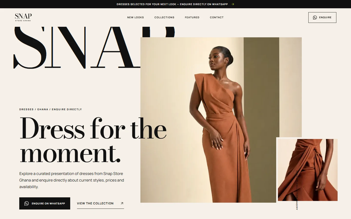 Snap Store Ghana live website preview